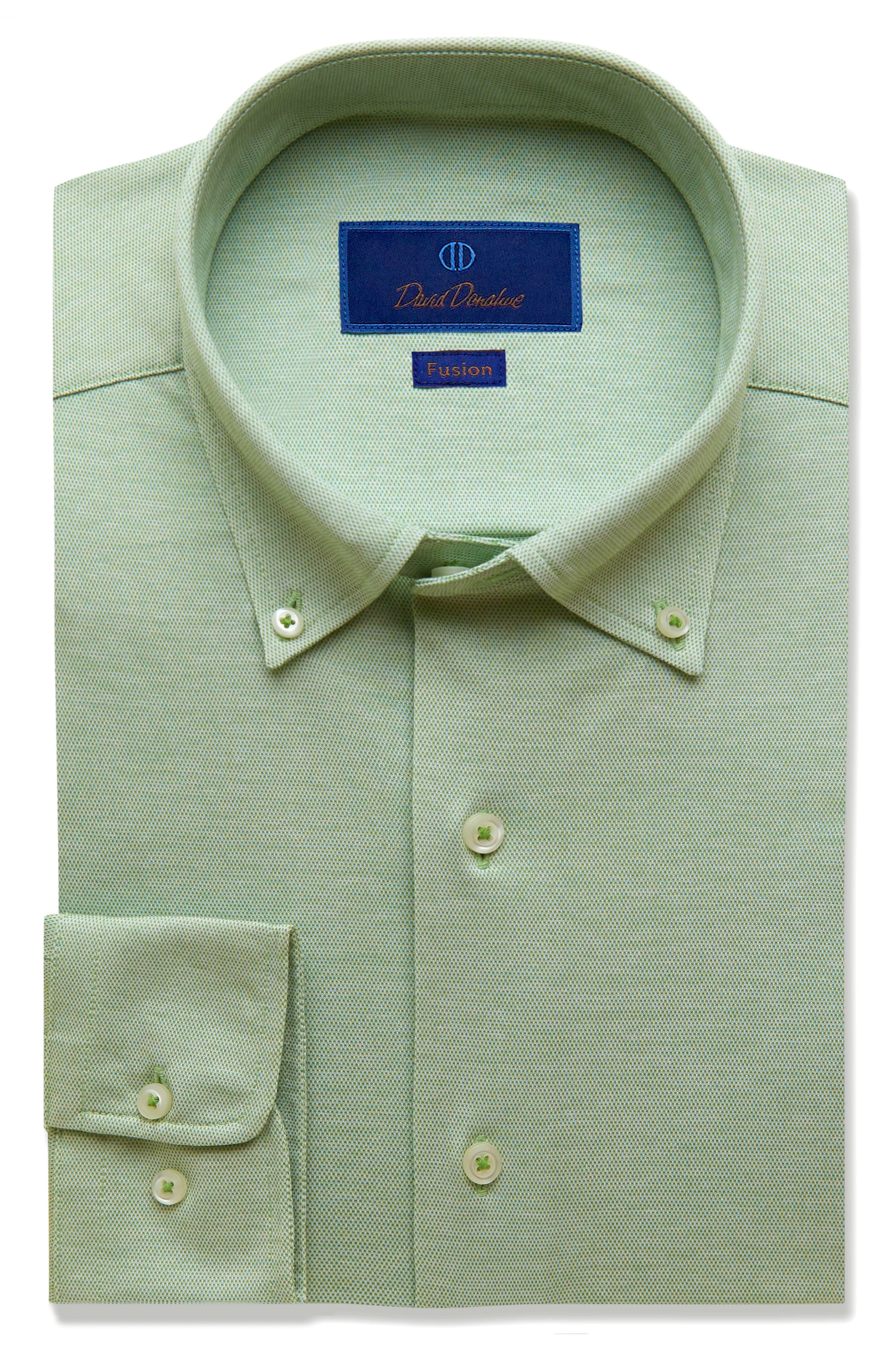 Men's Green Button Down ☀ Dress Shirts ...